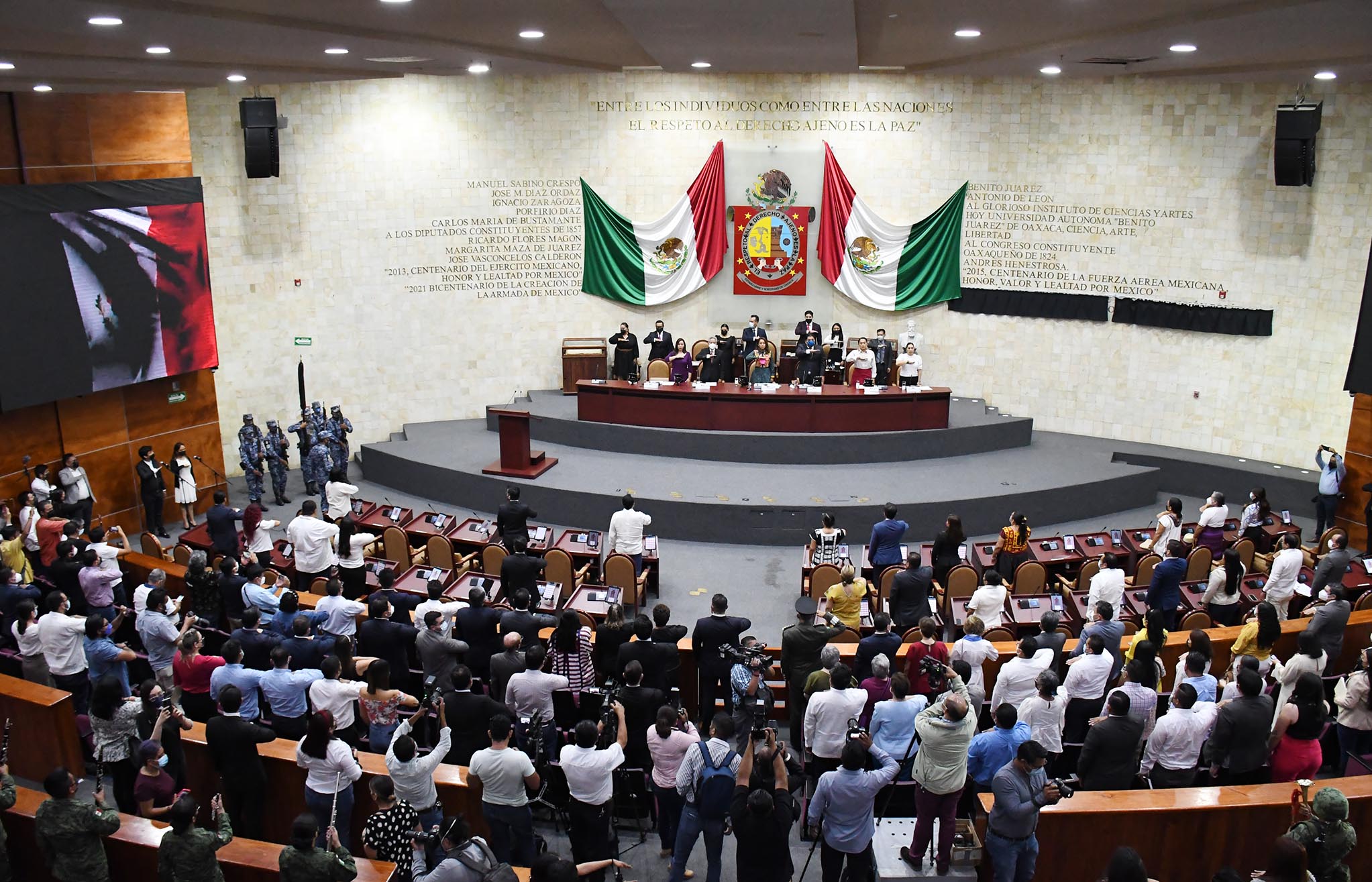 Conmemora Congreso el centenario de la Constitución Política de Oaxaca