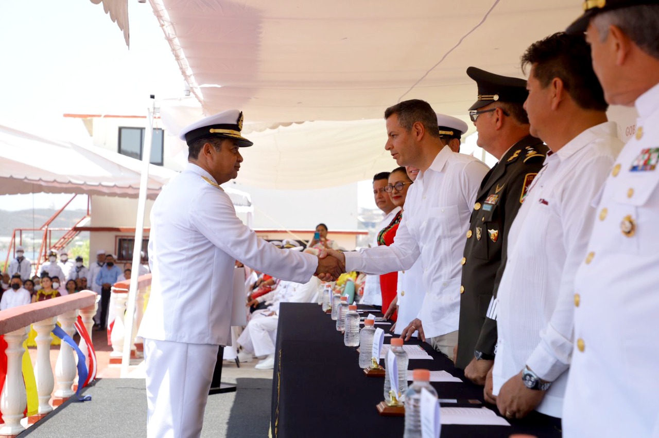 Participa Alejandro Murat en conmemoración del 108 aniversario de la Gesta Heroica del Puerto de Veracruz