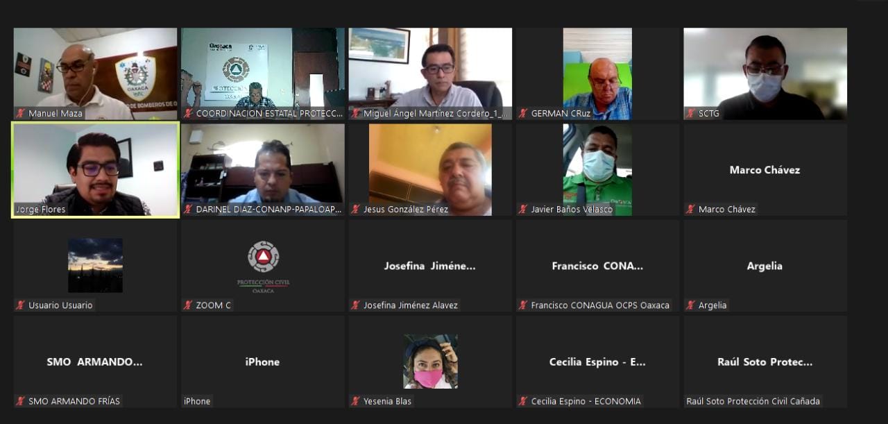 Por inicio de “Temporada Ciclónica 2022” instalan Segunda Sesión virtual del Consejo Estatal de Protección Civil