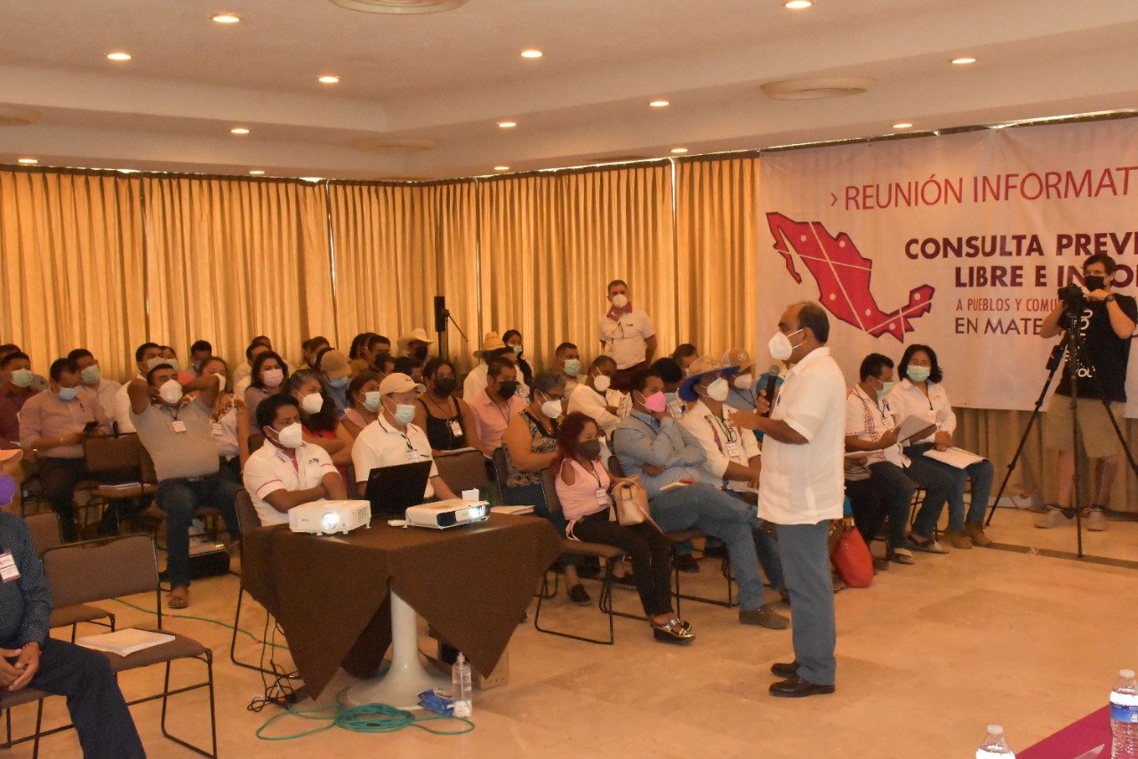 Realiza INE Puerto Escondido reunión informativa sobre distritación electoral