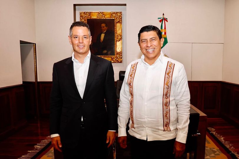 Transición ordenada y transparente, acuerdan Salomón Jara y Alejandro Murat