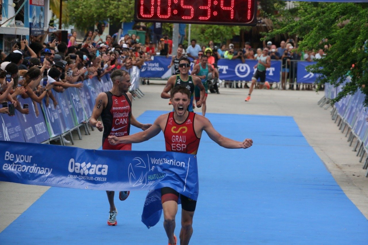 Alemania y España se quedan con la 13° Copa Mundial de World Triathlon en Oaxaca