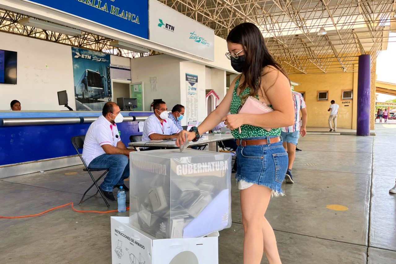 Baja participación de votantes en el 22 distrito electoral local