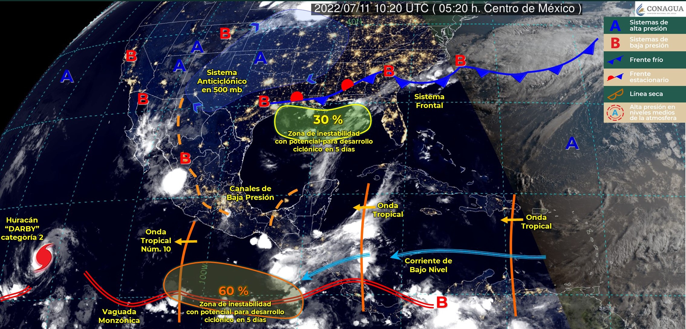 Aproximación de onda tropical mantendrá lluvia en Oaxaca