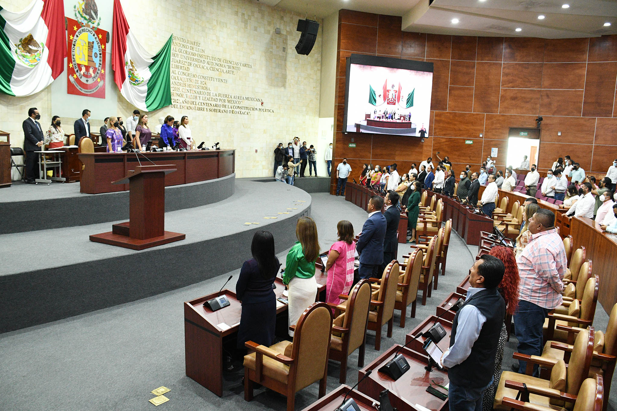 Congreso de Oaxaca instala segundo periodo ordinario de sesiones