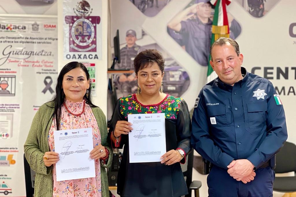 Firman IOAM y SSPO convenio de colaboración a favor de la comunidad migrante y sus familias