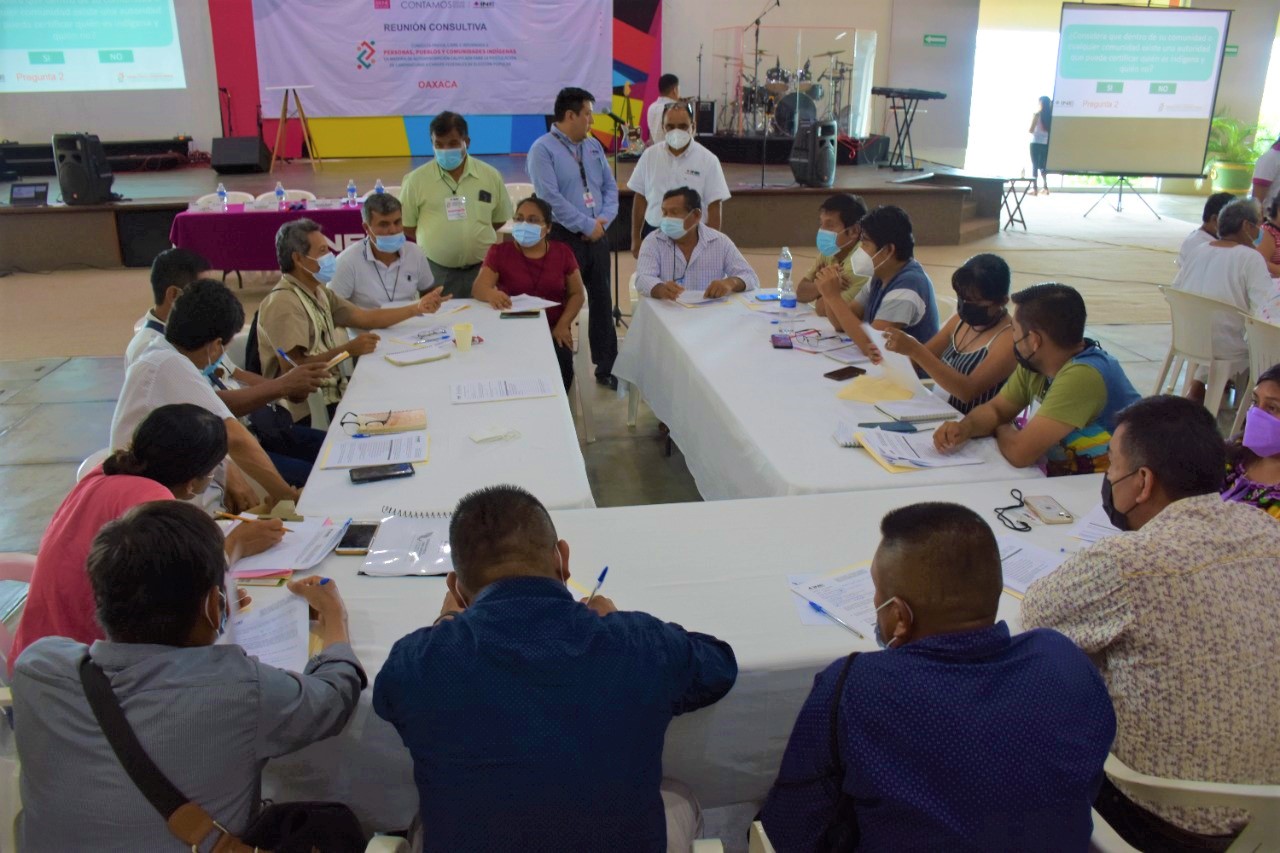 Realiza INE consulta a personas, pueblos y comunidades indígenas en Puerto Escondido