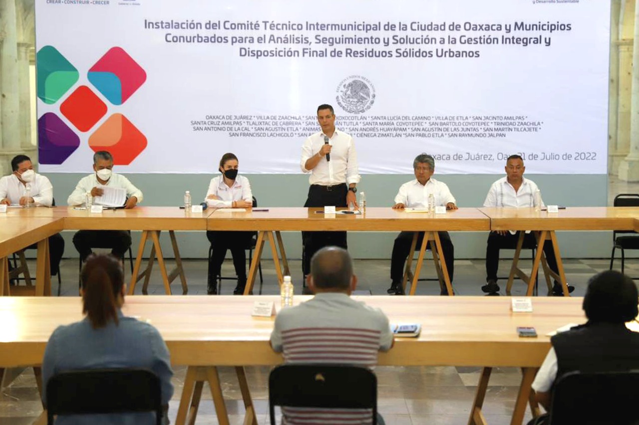 Instalan Comité Técnico para solucionar el problema de la basura en la capital y zona conurbada