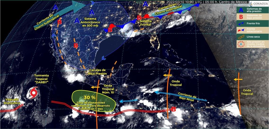 Lluvias de intensidad variable y ambiente caluroso continuará para Oaxaca: CEPCO