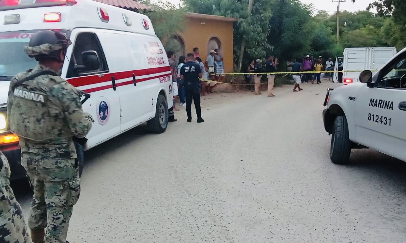 Asesinan a balazos a agente municipal de Puerto Ángel