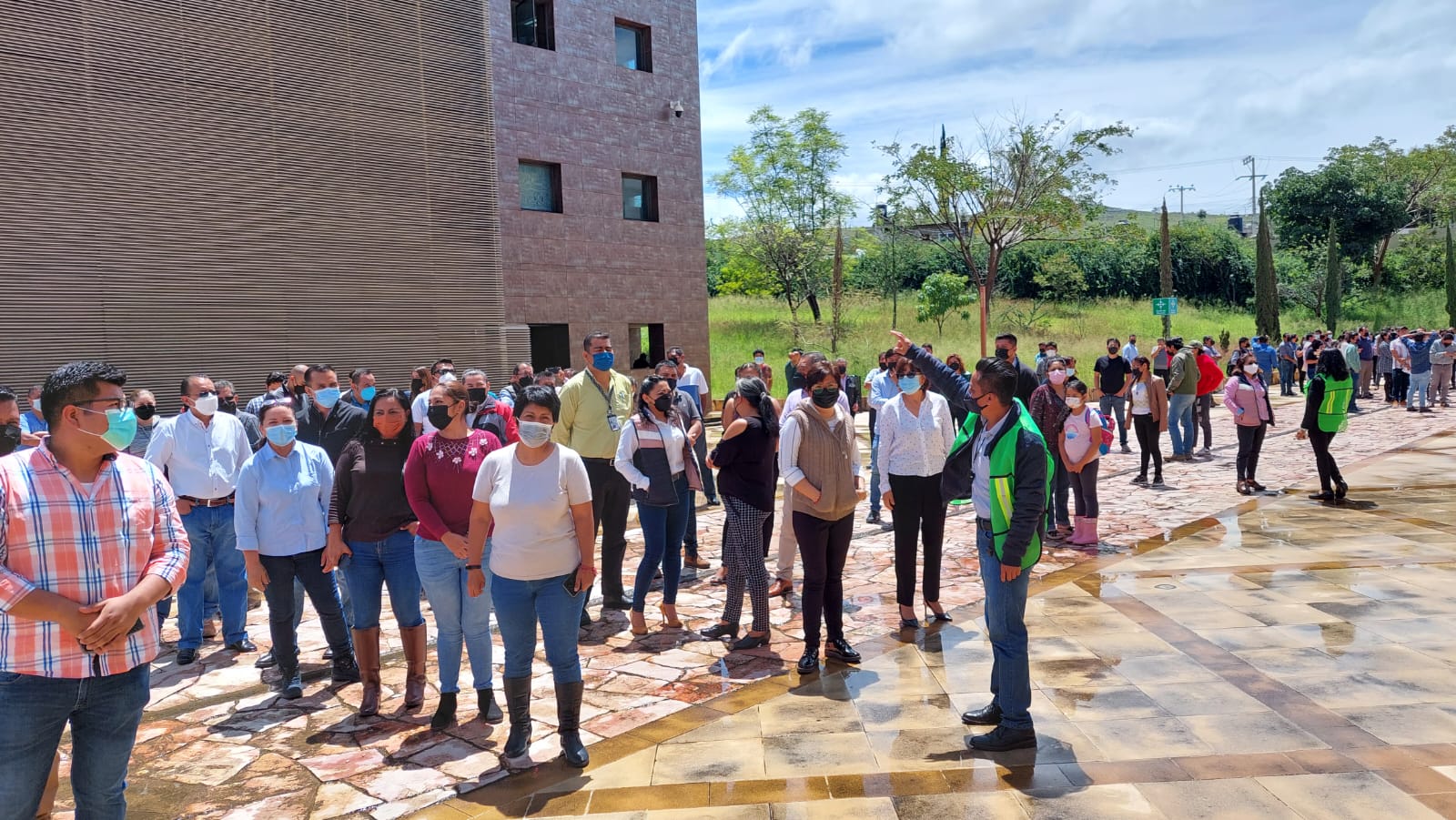 Participan oaxaqueños en Simulacro Nacional 2022