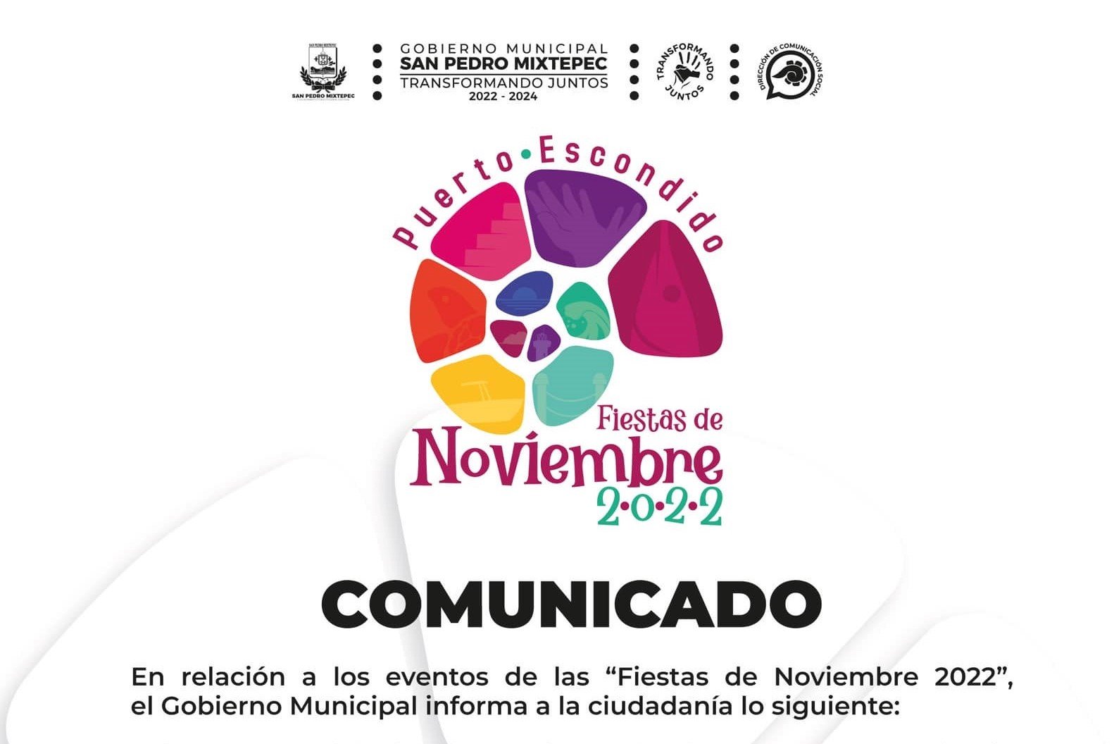 En revisión propuestas de eventos para Fiestas de Noviembre de Puerto Escondido