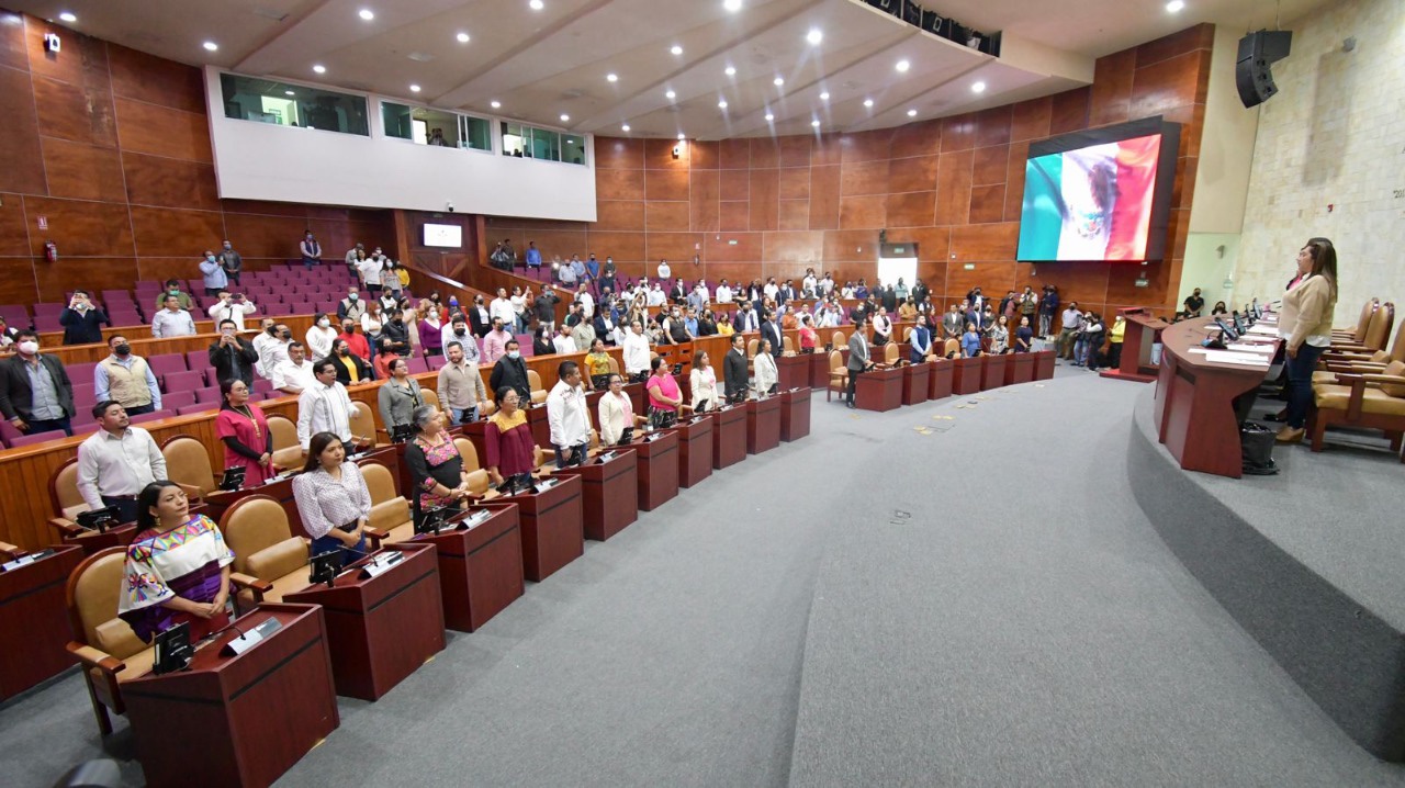 Clausura 65 Legislatura de Oaxaca segundo periodo ordinario de sesiones