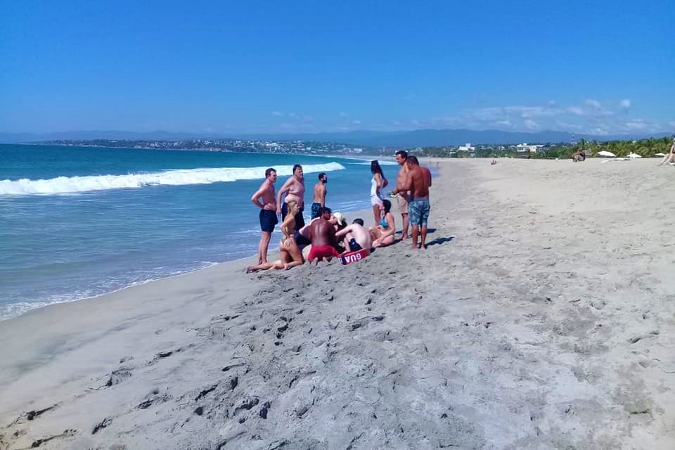 Turista extranjero muere ahogado en Puerto Escondido
