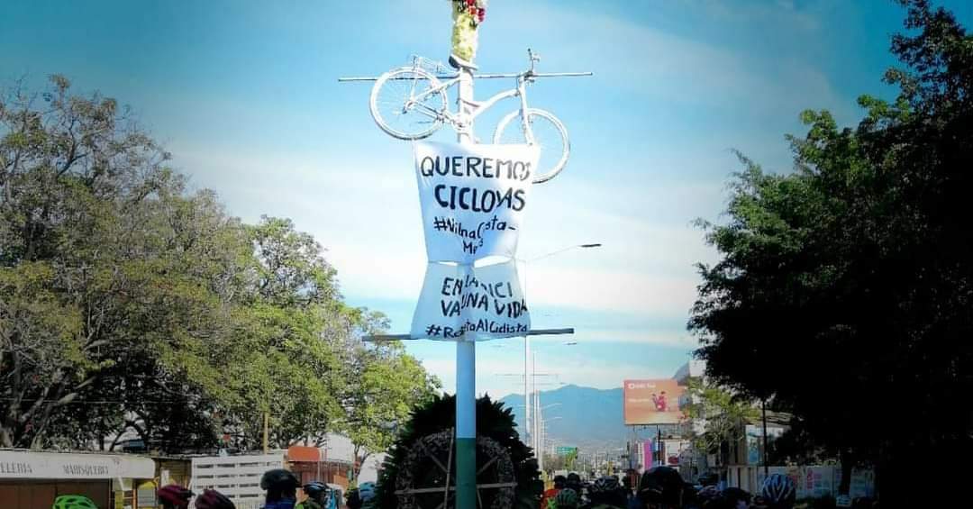 Colocarán “bici blanca” en memoria de ciclista atropellado en Tututepec