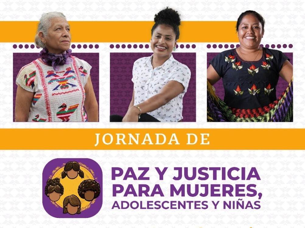 Realizarán “Jornada de Paz y Justicia para Mujeres Adolescentes y Niñas” en Puerto Escondido Realizarán “Jornada de Paz y Justicia para Mujeres Adolescentes y Niñas” en Puerto Escondido