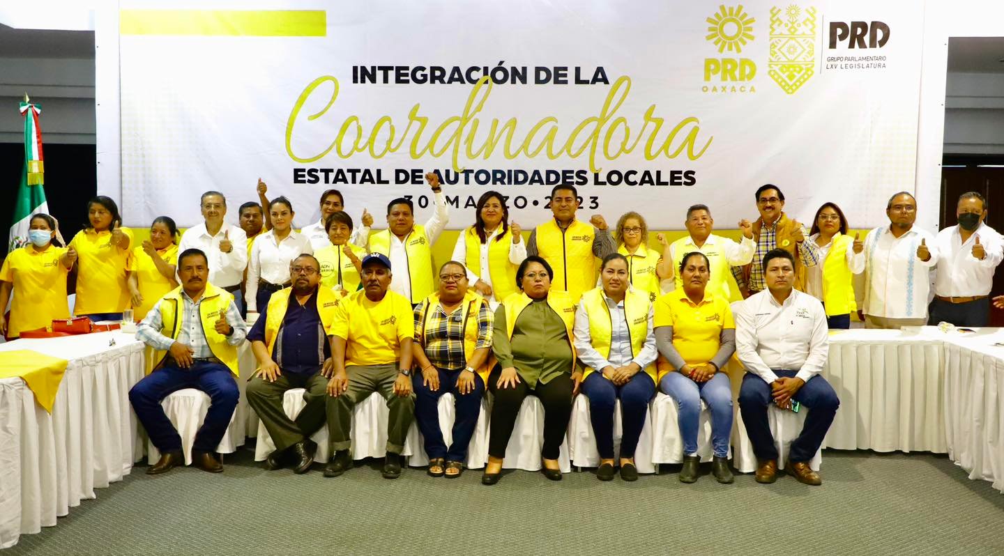 Conforman la Coordinación Estatal de Autoridades Locales en Oaxaca