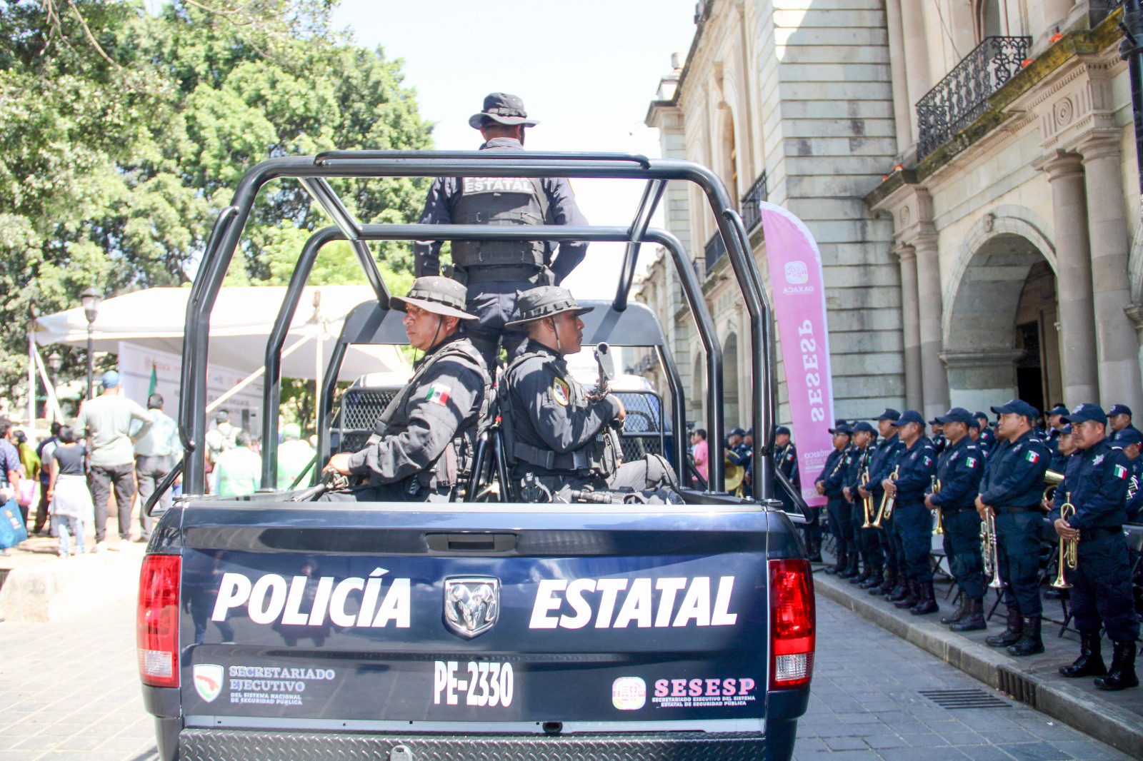 Suma 338 mdp la inversión para la seguridad pública en Oaxaca