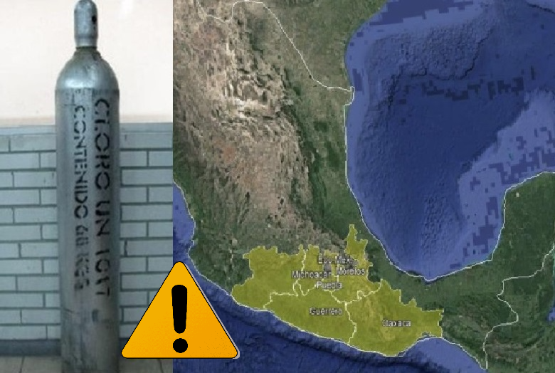 Roban camioneta cargada con gas cloro; Protección Civil emite alerta