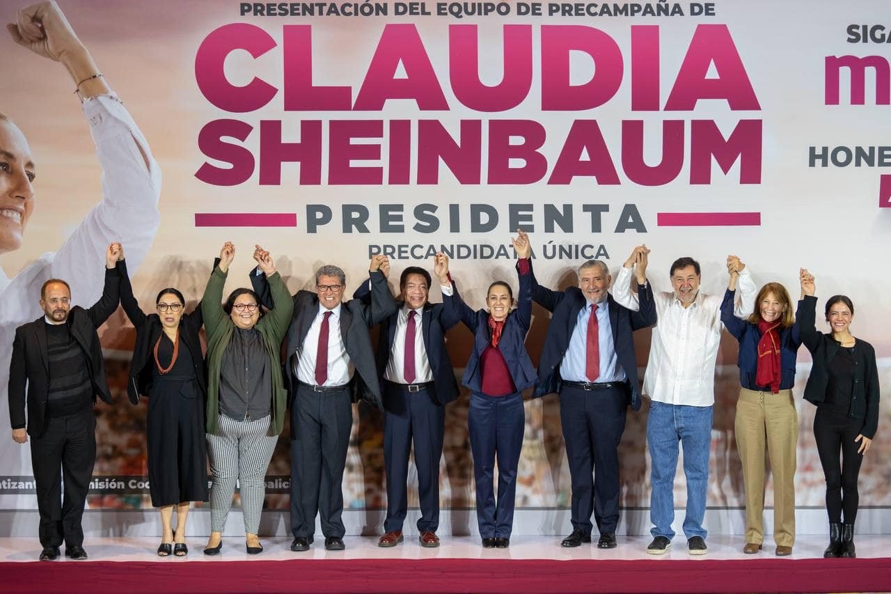 Claudia Sheinbaum presenta su equipo de precampaña￼