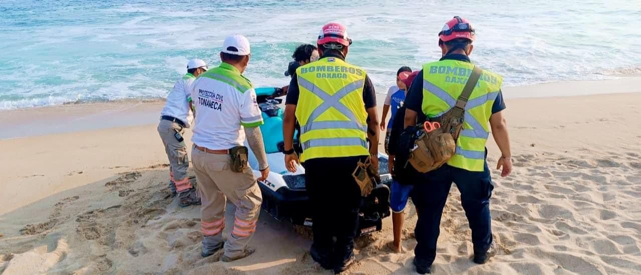Suspenden búsqueda de turista ahogado en playa Agua Blanca