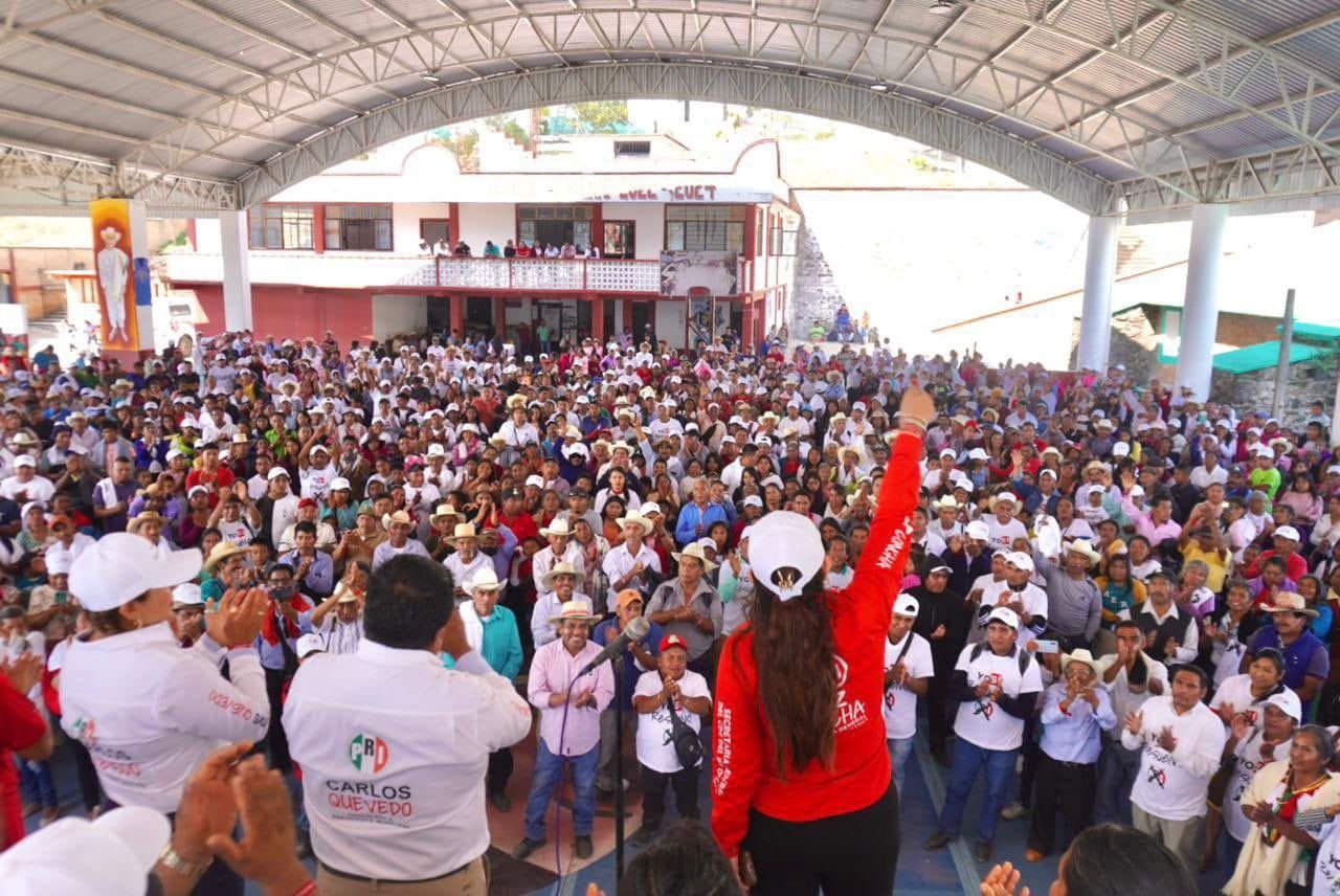 Cierres masivos del PRI respaldan a Carmelita Ricárdez