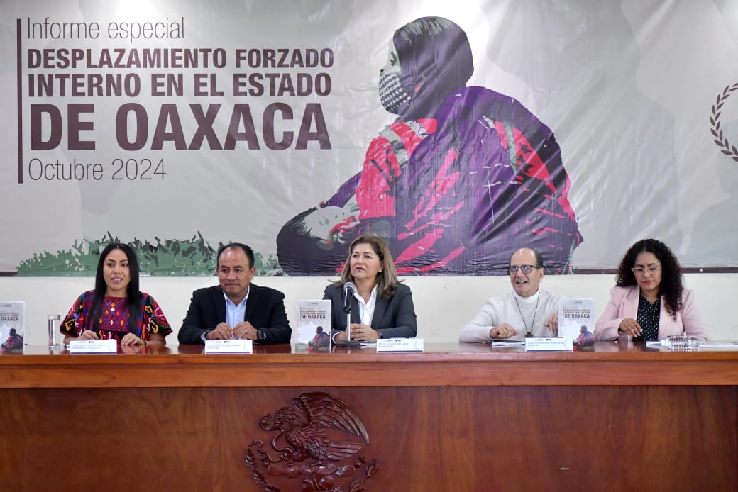 Presentan en el Congreso informe sobre desplazamiento forzado interno en Oaxaca