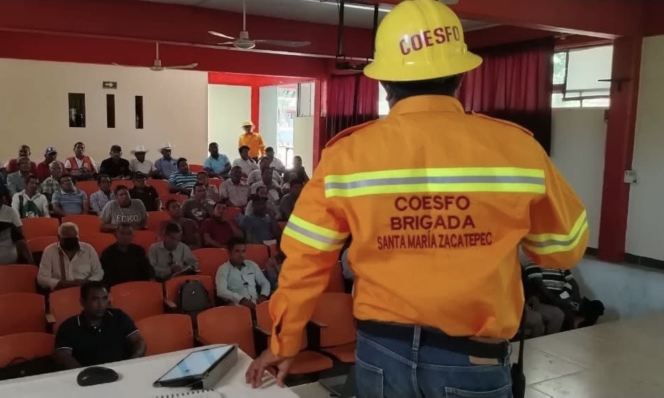 Coesfo impulsa la prevención de incendios forestales en la Costa de Oaxaca