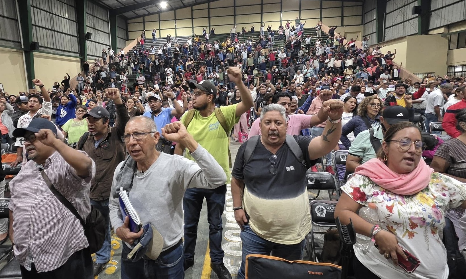 Maestros de la Sección 22 reafirman paro de labores el 15 de mayo